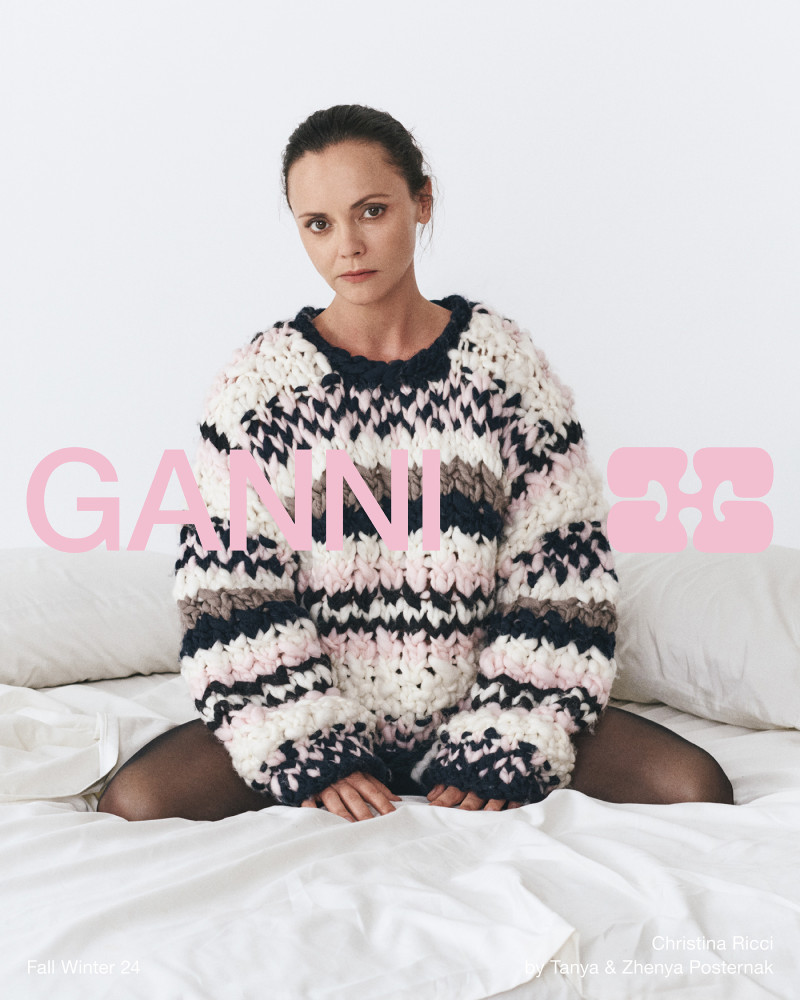 Ganni advertisement for Autumn/Winter 2024