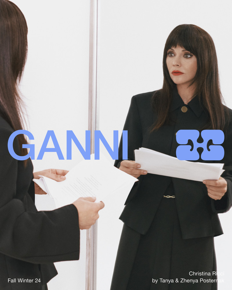 Ganni advertisement for Autumn/Winter 2024