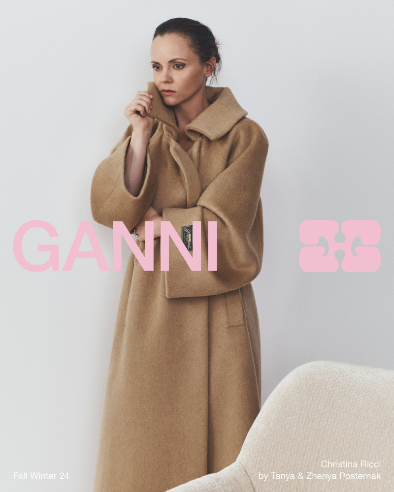 Ganni advertisement for Autumn/Winter 2024