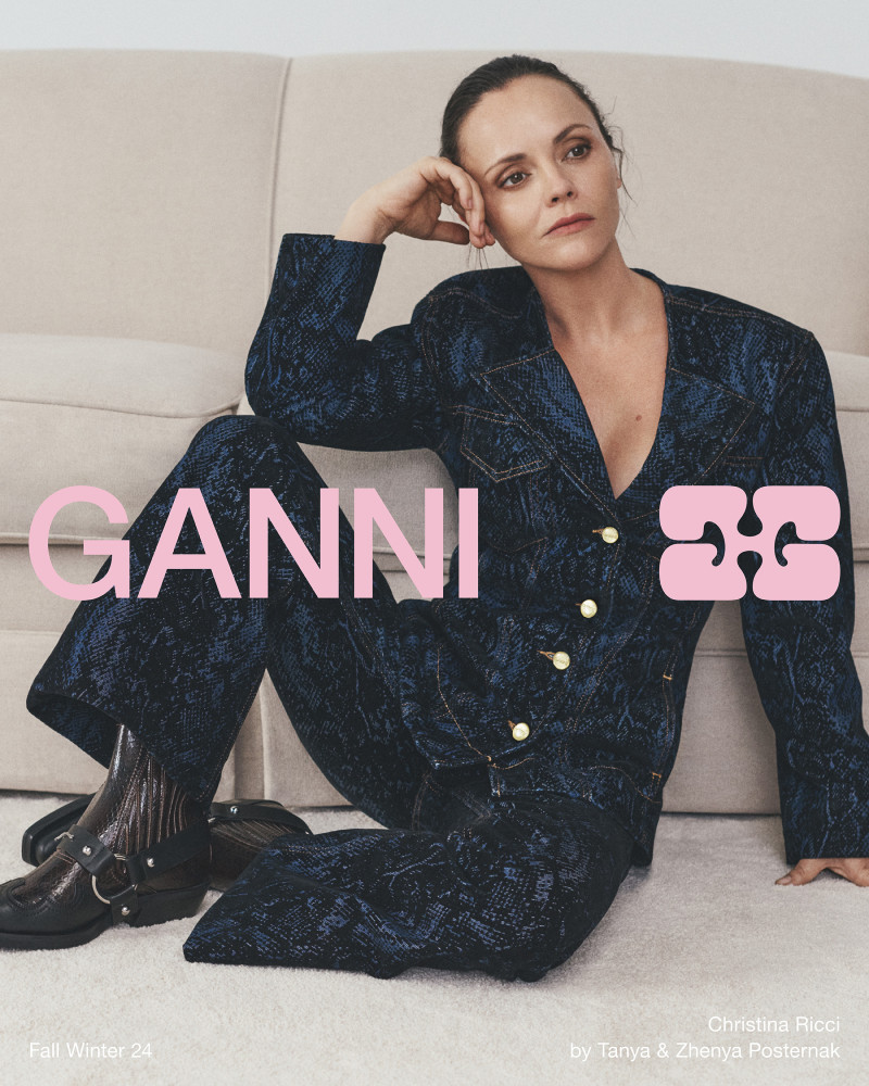 Ganni advertisement for Autumn/Winter 2024