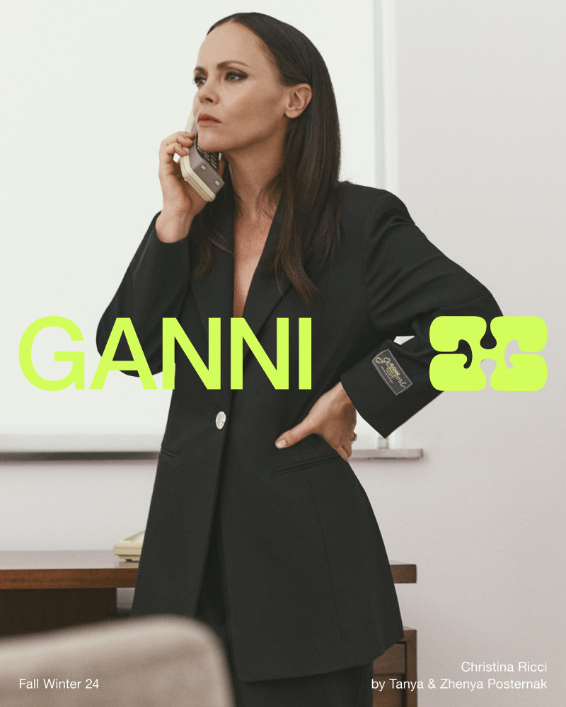 Ganni advertisement for Autumn/Winter 2024