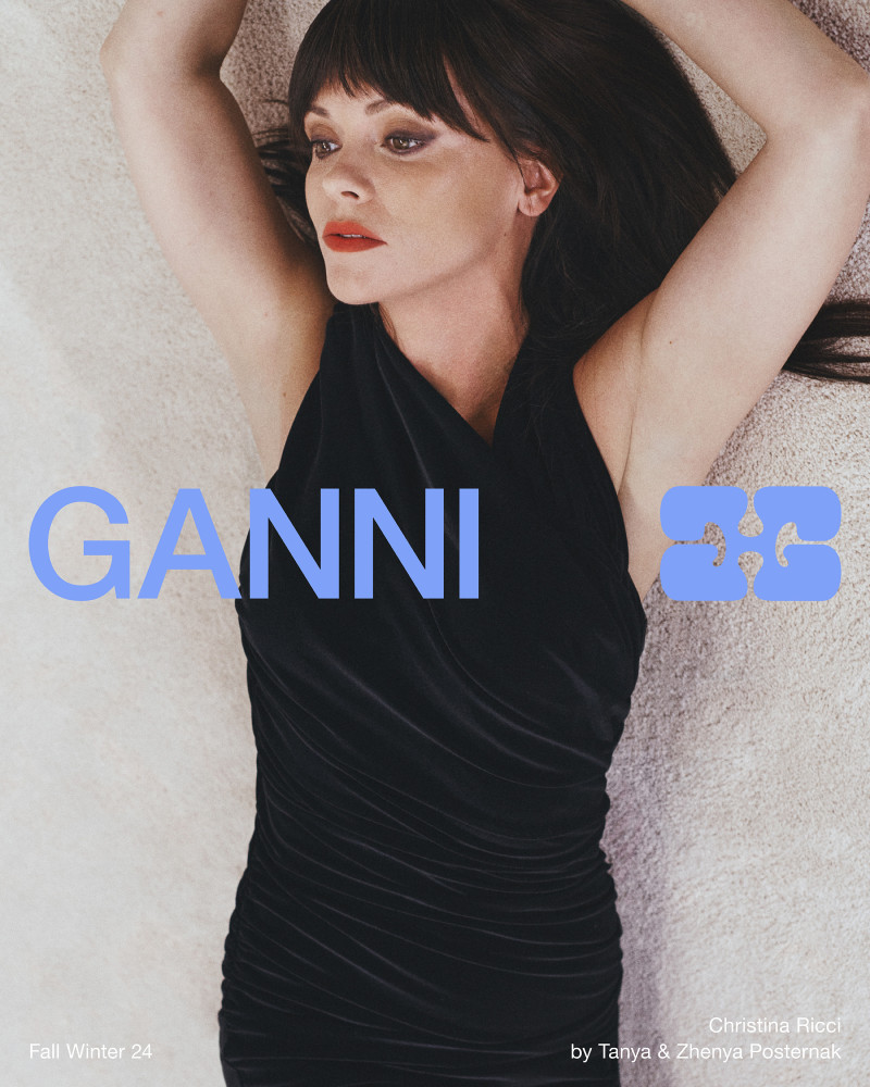 Ganni advertisement for Autumn/Winter 2024