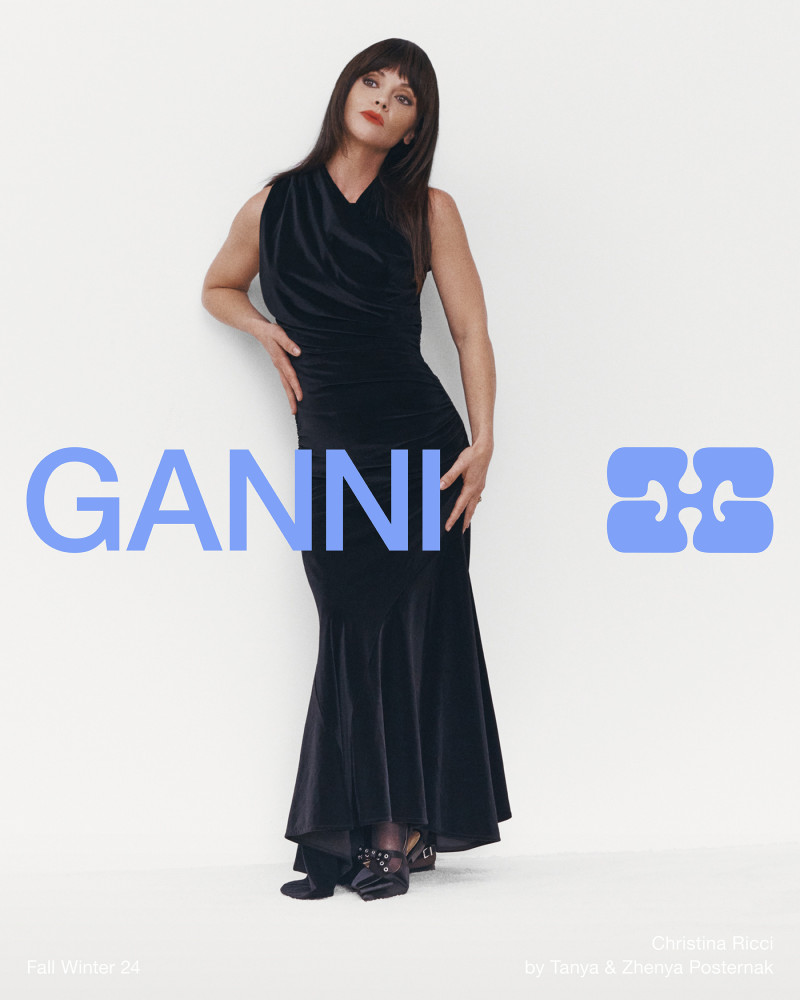 Ganni advertisement for Autumn/Winter 2024