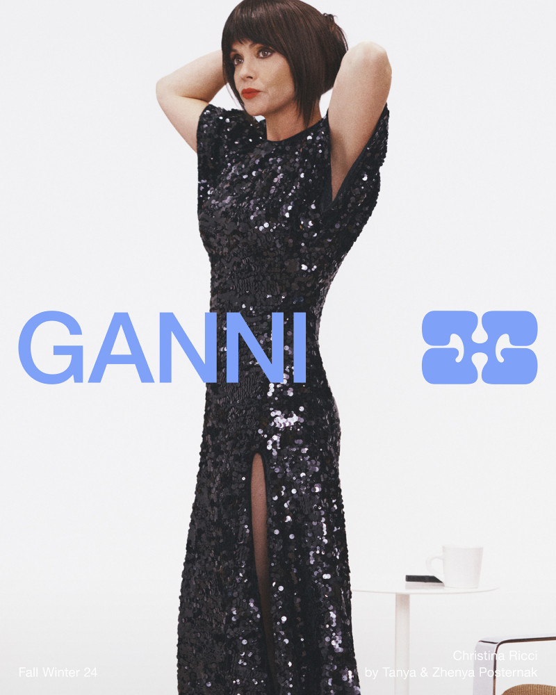 Ganni advertisement for Autumn/Winter 2024