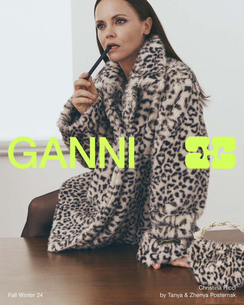 Ganni advertisement for Autumn/Winter 2024