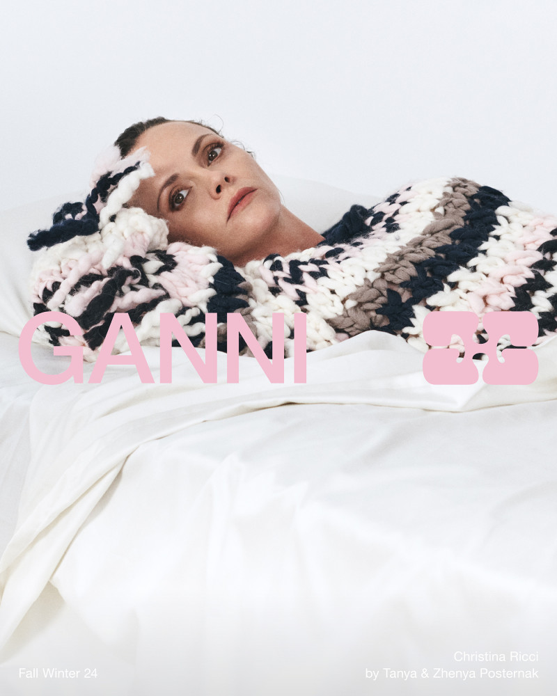 Ganni advertisement for Autumn/Winter 2024