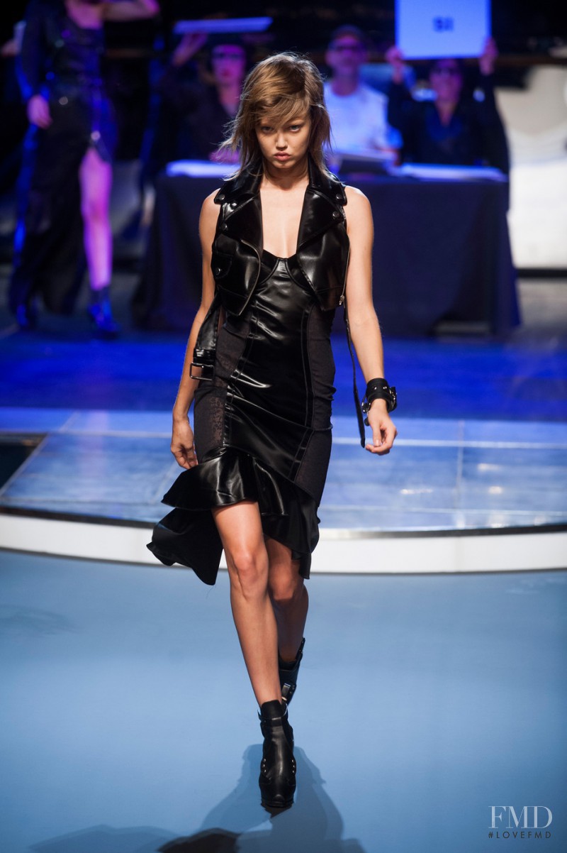Lindsey Wixson featured in  the Jean-Paul Gaultier fashion show for Spring/Summer 2014