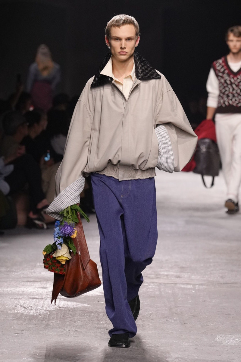 Luke Clod featured in  the Bottega Veneta fashion show for Spring/Summer 2025