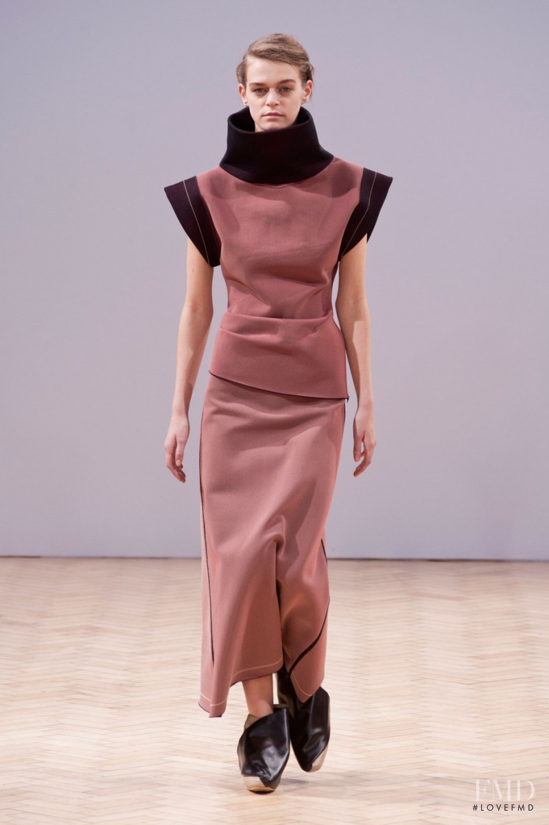 Brogan Loftus featured in  the J.W. Anderson fashion show for Autumn/Winter 2014