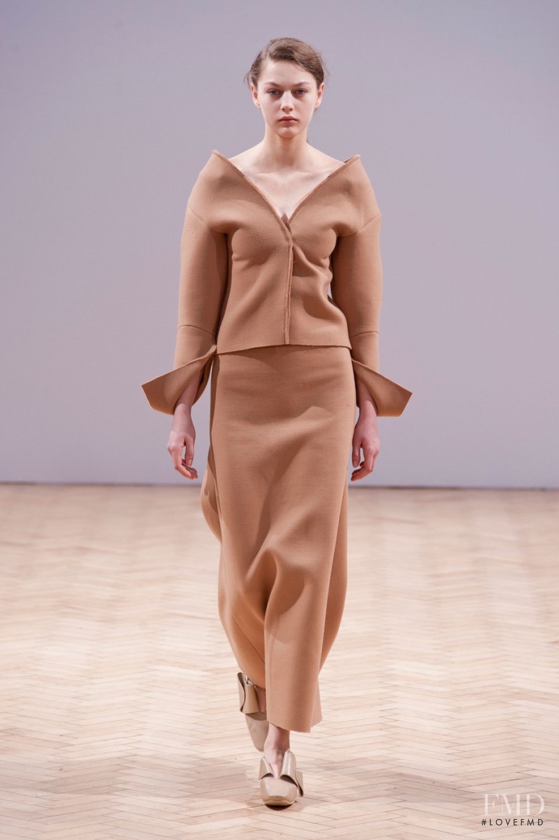 Marta Placzek featured in  the J.W. Anderson fashion show for Autumn/Winter 2014