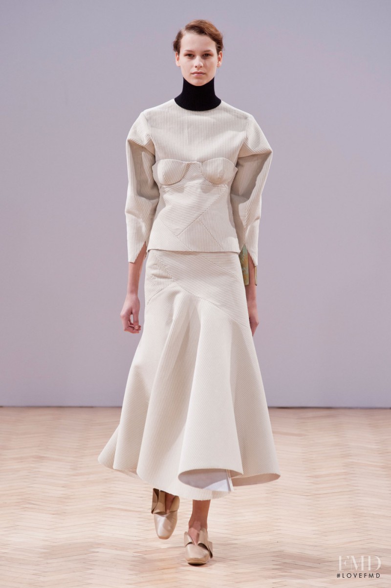 Mariina Keskitalo featured in  the J.W. Anderson fashion show for Autumn/Winter 2014