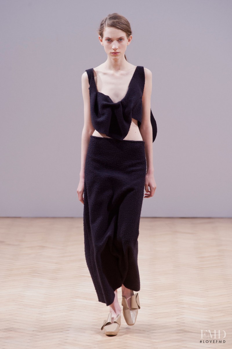 Grace Booth featured in  the J.W. Anderson fashion show for Autumn/Winter 2014