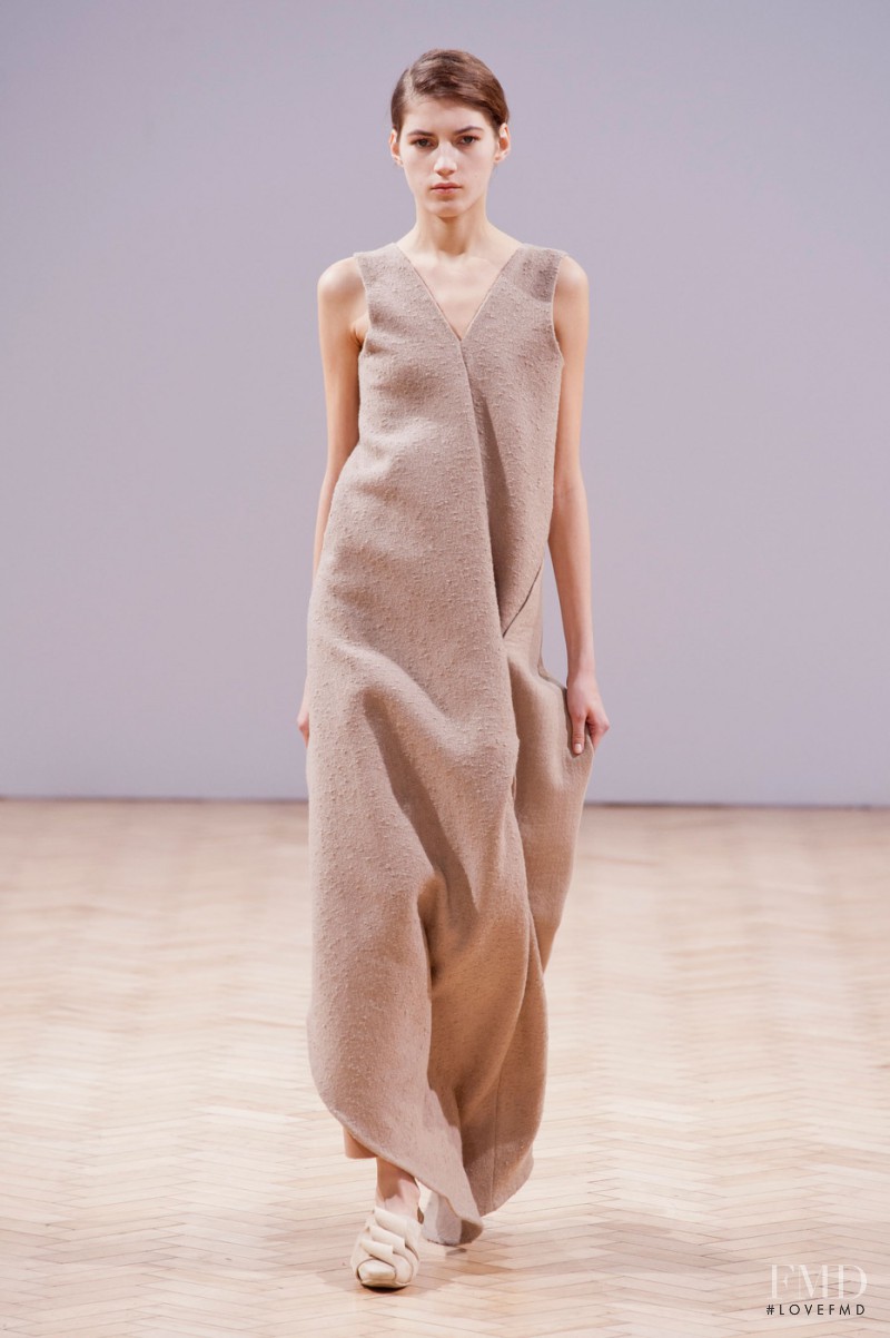 Valery Kaufman featured in  the J.W. Anderson fashion show for Autumn/Winter 2014