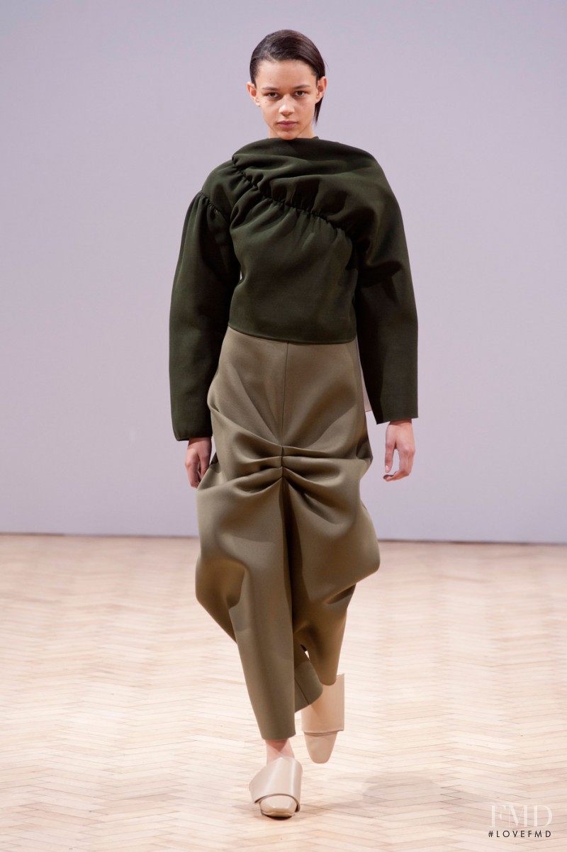 Binx Walton featured in  the J.W. Anderson fashion show for Autumn/Winter 2014