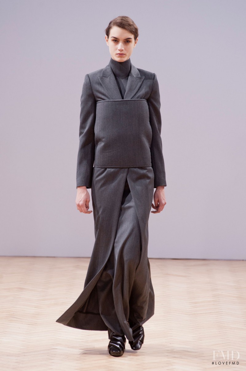 Ronja Furrer featured in  the J.W. Anderson fashion show for Autumn/Winter 2014