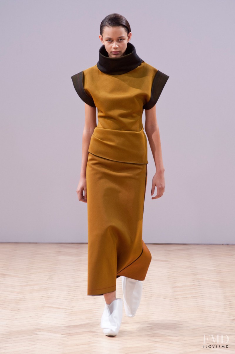 Binx Walton featured in  the J.W. Anderson fashion show for Autumn/Winter 2014