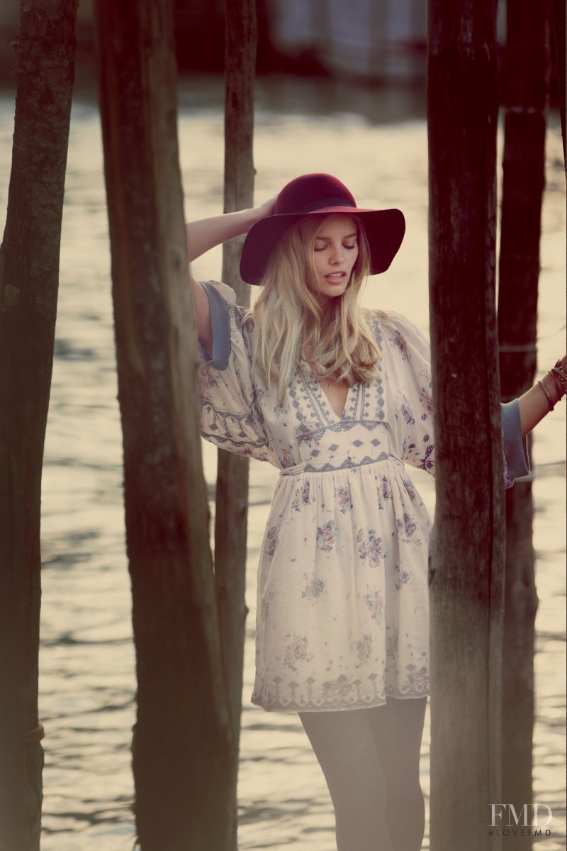 Marloes Horst featured in  the Free People catalogue for Spring/Summer 2011