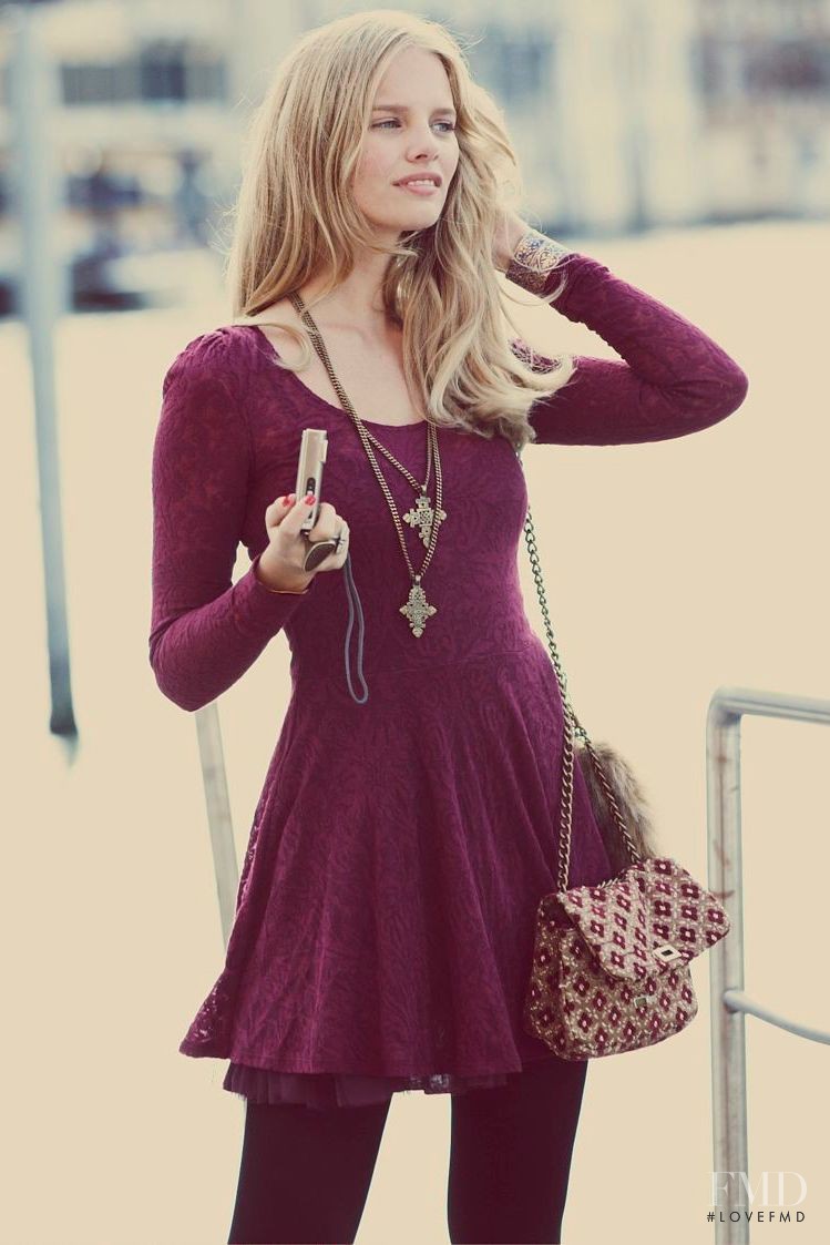 Marloes Horst featured in  the Free People catalogue for Spring/Summer 2011