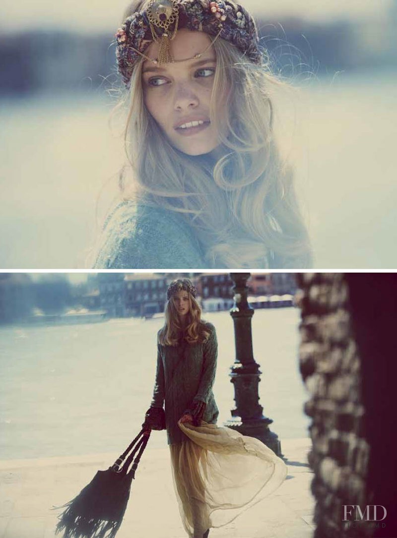 Marloes Horst featured in  the Free People catalogue for Spring/Summer 2011