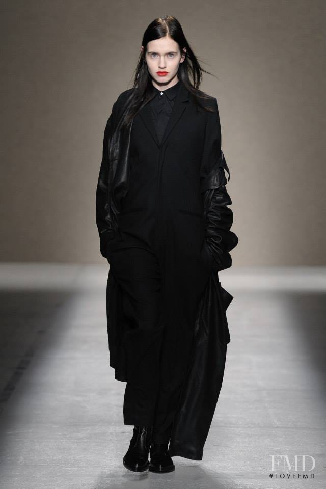Raquel Radiske featured in  the A.F. Vandevorst fashion show for Autumn/Winter 2014