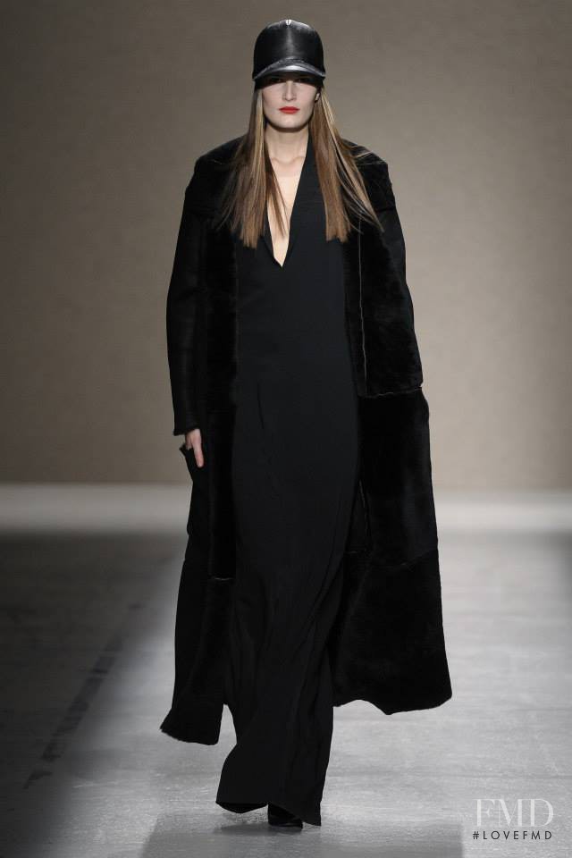 Alla Kostromicheva featured in  the A.F. Vandevorst fashion show for Autumn/Winter 2014