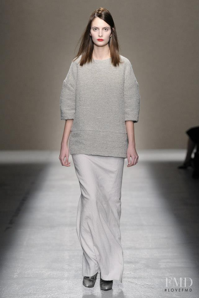 Suzie Bird featured in  the A.F. Vandevorst fashion show for Autumn/Winter 2014