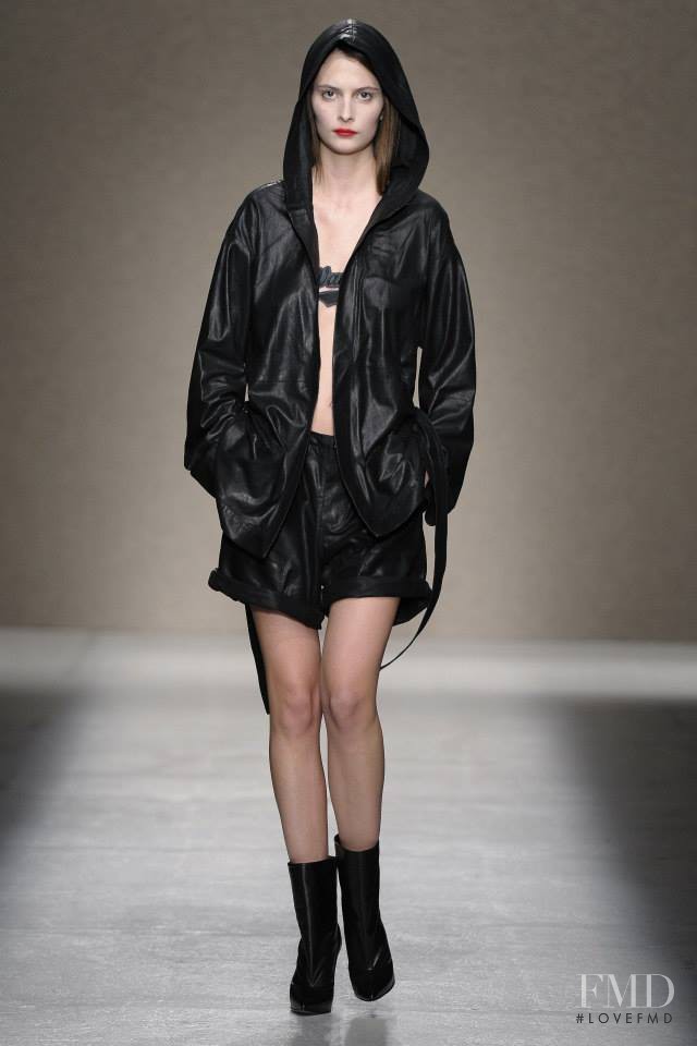 Suzie Bird featured in  the A.F. Vandevorst fashion show for Autumn/Winter 2014