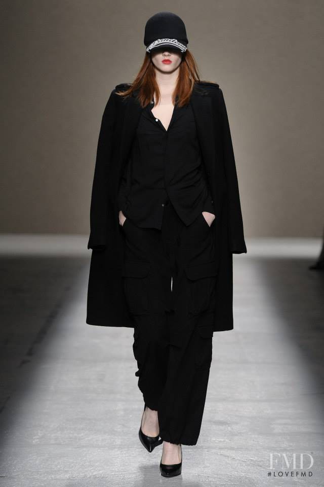 Anastasia Ivanova featured in  the A.F. Vandevorst fashion show for Autumn/Winter 2014