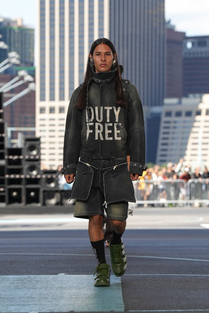 Nima Machado featured in  the Off-White fashion show for Spring/Summer 2025