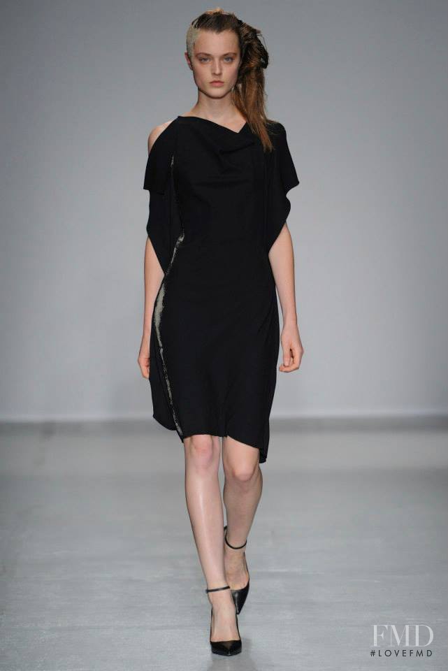 Lieve Dannau featured in  the A.F. Vandevorst fashion show for Spring/Summer 2014