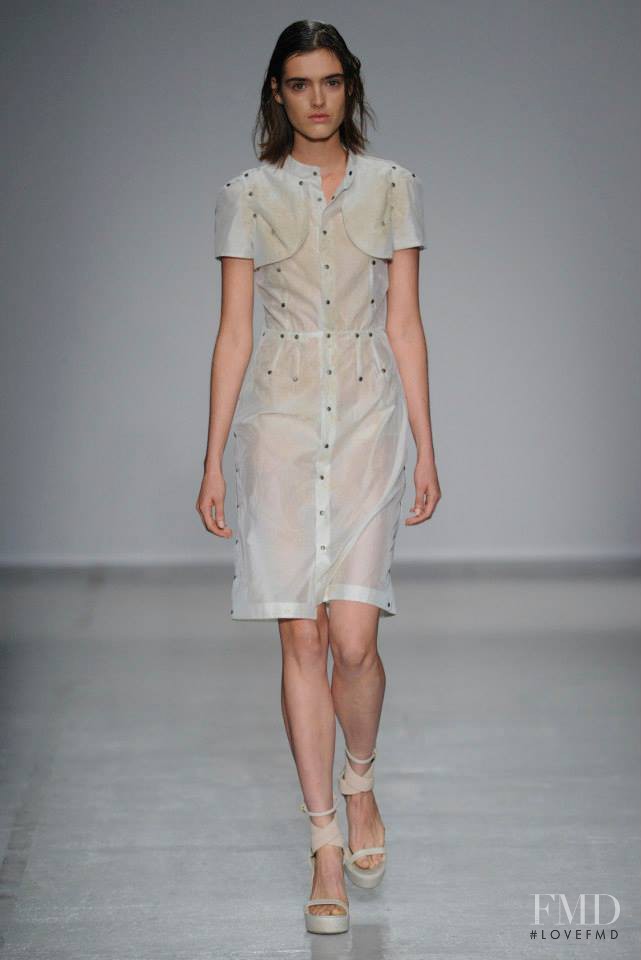 Anouk Hagemeijer featured in  the A.F. Vandevorst fashion show for Spring/Summer 2014