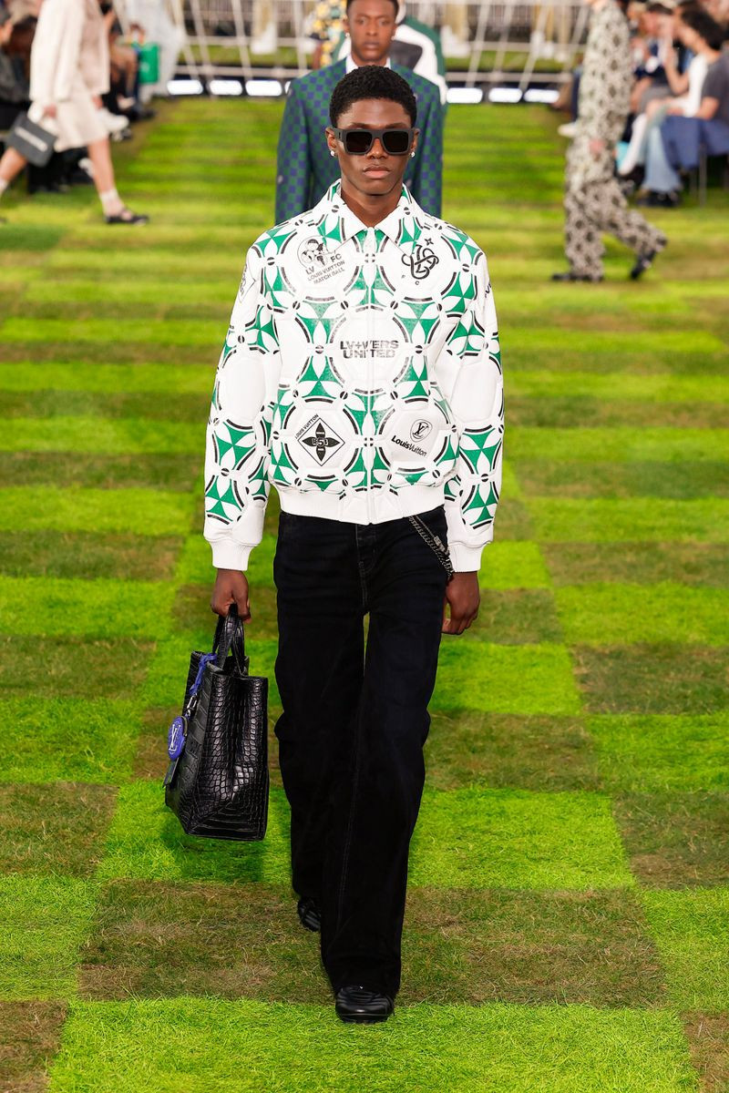 Awwal Adeoti featured in  the Louis Vuitton fashion show for Spring/Summer 2025