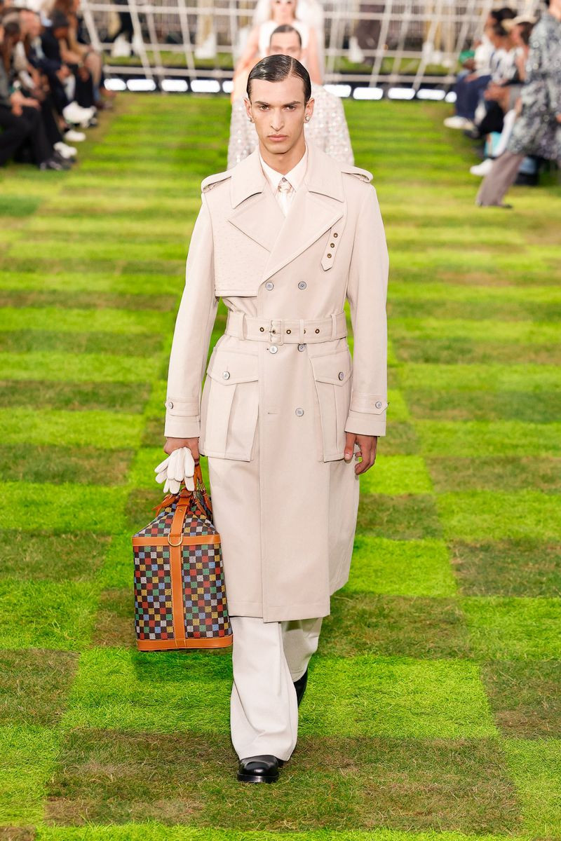 Habib Masovic featured in  the Louis Vuitton fashion show for Spring/Summer 2025