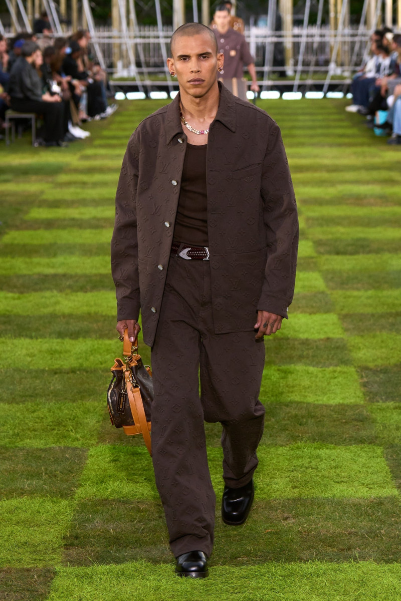 Daniel Aguilera featured in  the Louis Vuitton fashion show for Spring/Summer 2025