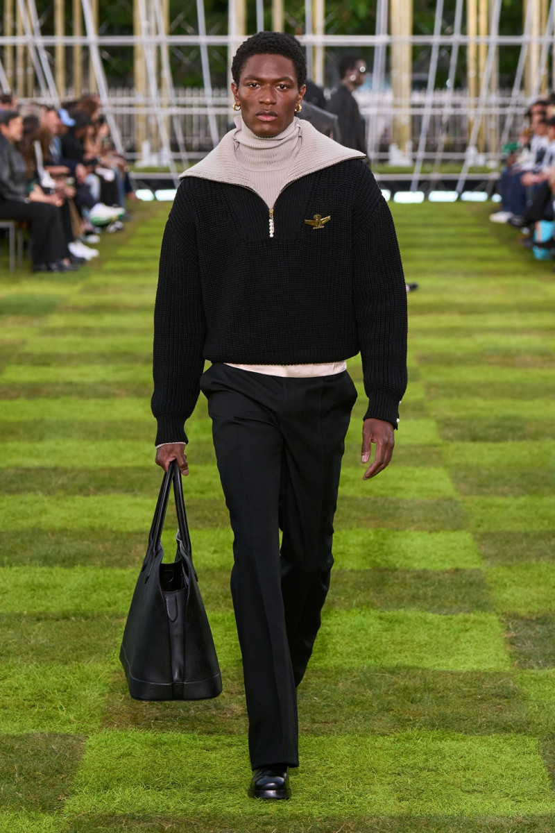 Hamid Onifade featured in  the Louis Vuitton fashion show for Spring/Summer 2025