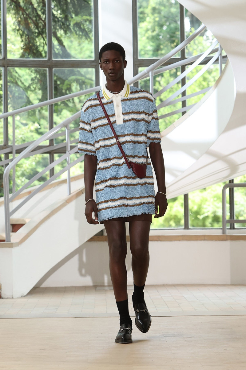 Douta Sidibe featured in  the Gucci fashion show for Spring/Summer 2025