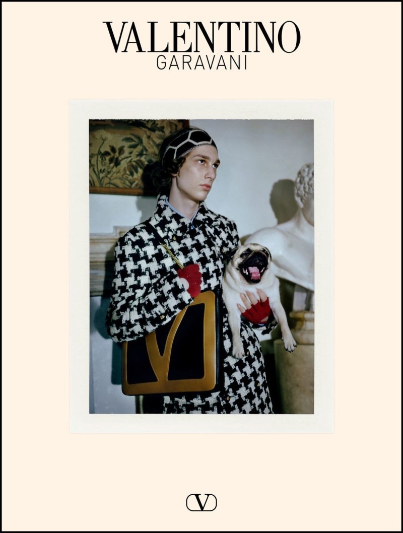 Harry Browse featured in  the Valentino avant les dbuts advertisement for Autumn/Winter 2024