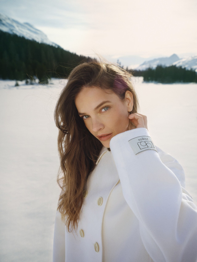 Barbara Palvin featured in  the Ports 1961 advertisement for Autumn/Winter 2024