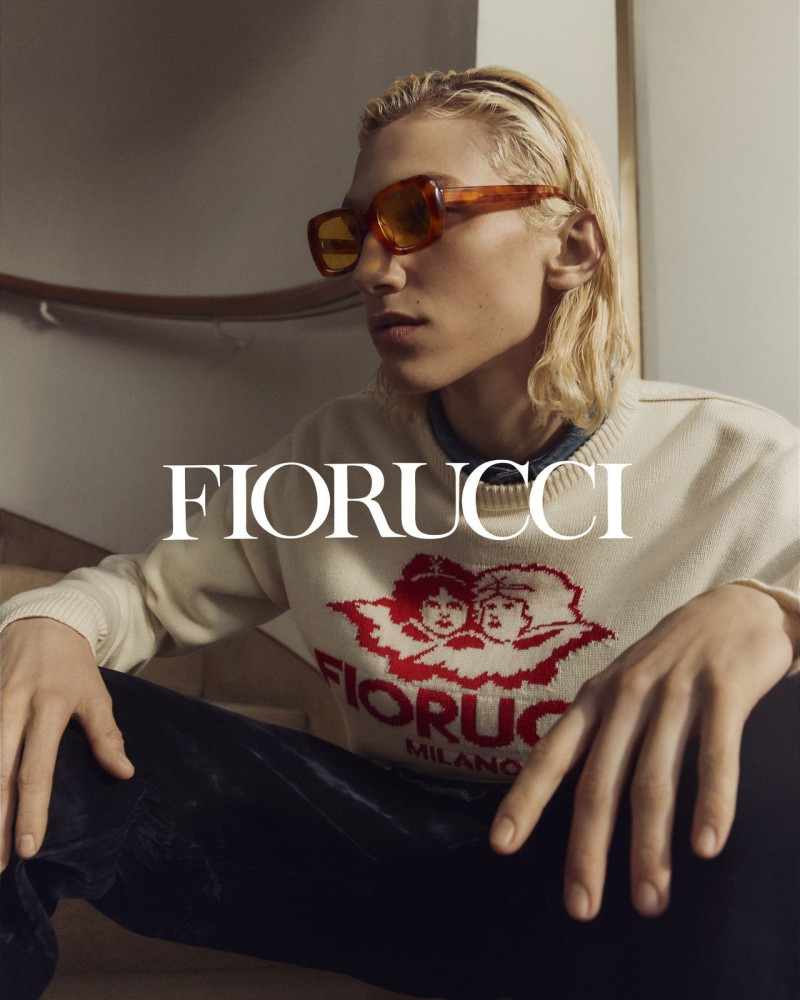 Isis Samassa featured in  the Fiorucci advertisement for Spring/Summer 2023