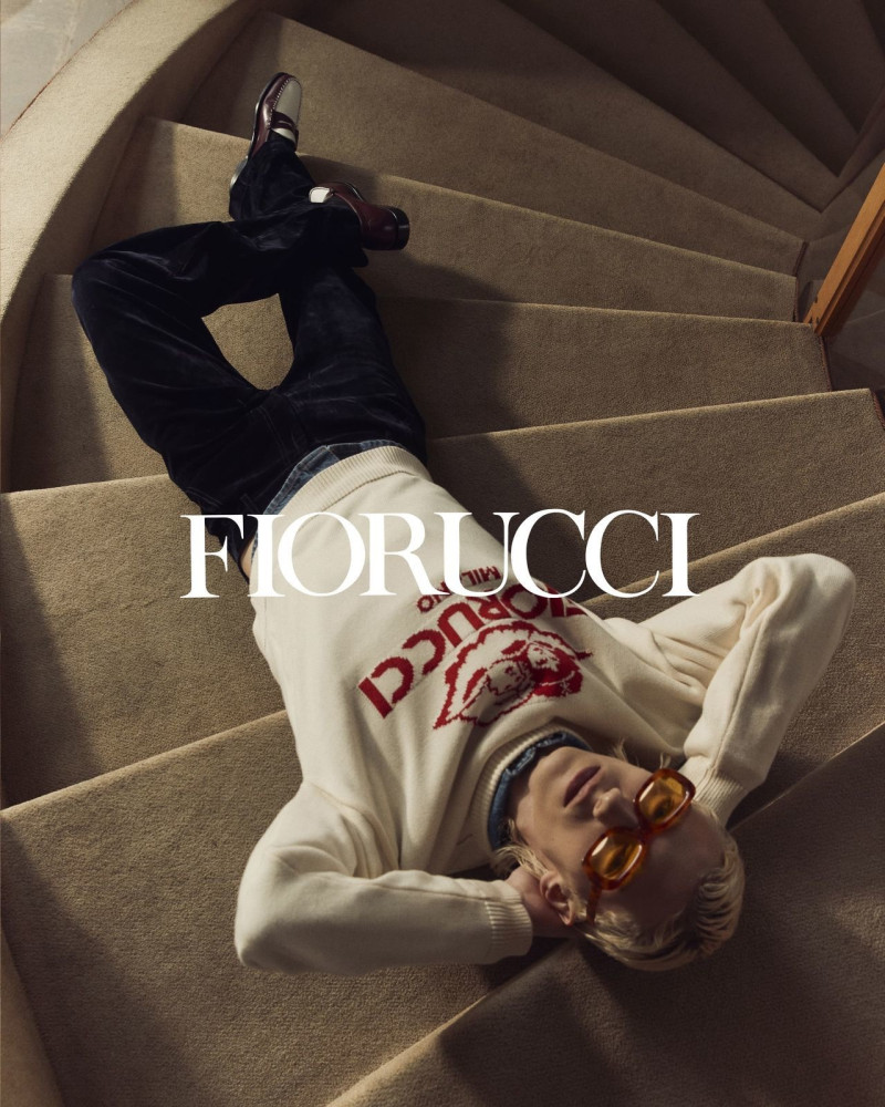 Isis Samassa featured in  the Fiorucci advertisement for Spring/Summer 2023