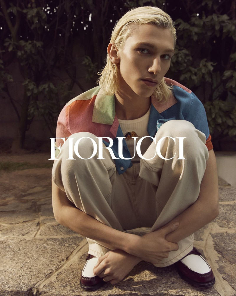 Isis Samassa featured in  the Fiorucci advertisement for Spring/Summer 2023