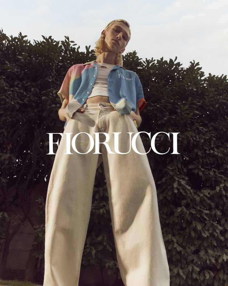 Isis Samassa featured in  the Fiorucci advertisement for Spring/Summer 2023