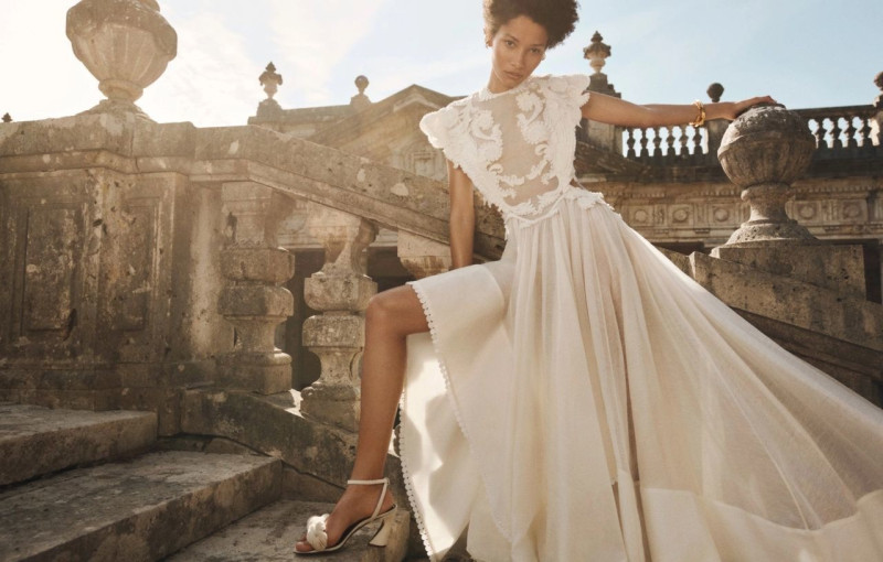 Lineisy Montero featured in  the Zimmermann advertisement for Spring/Summer 2023