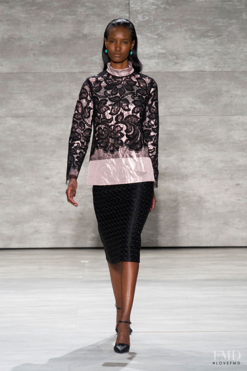Fatima Siad featured in  the Tome fashion show for Autumn/Winter 2014