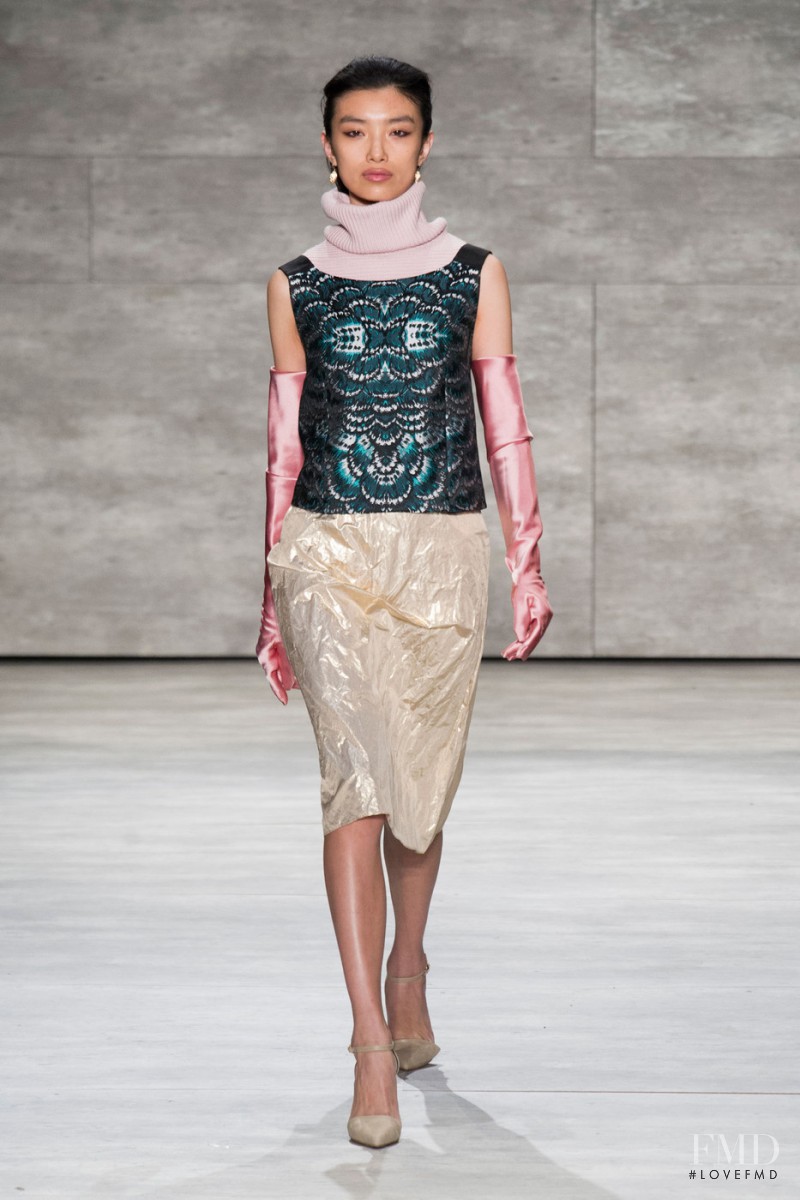 Meng Die Hou featured in  the Tome fashion show for Autumn/Winter 2014