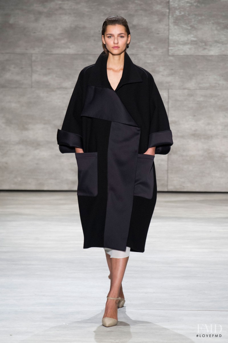 Vika Volkute featured in  the Tome fashion show for Autumn/Winter 2014