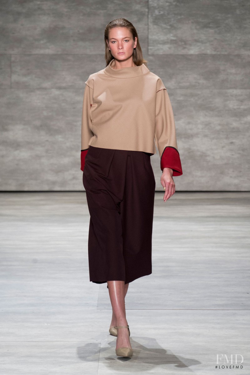 Irina Kulikova featured in  the Tome fashion show for Autumn/Winter 2014