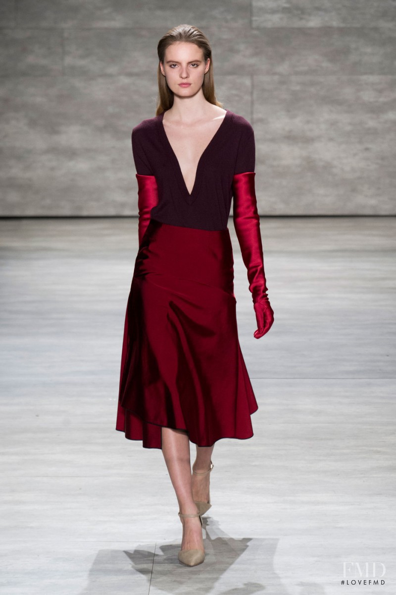 Tilda Lindstam featured in  the Tome fashion show for Autumn/Winter 2014