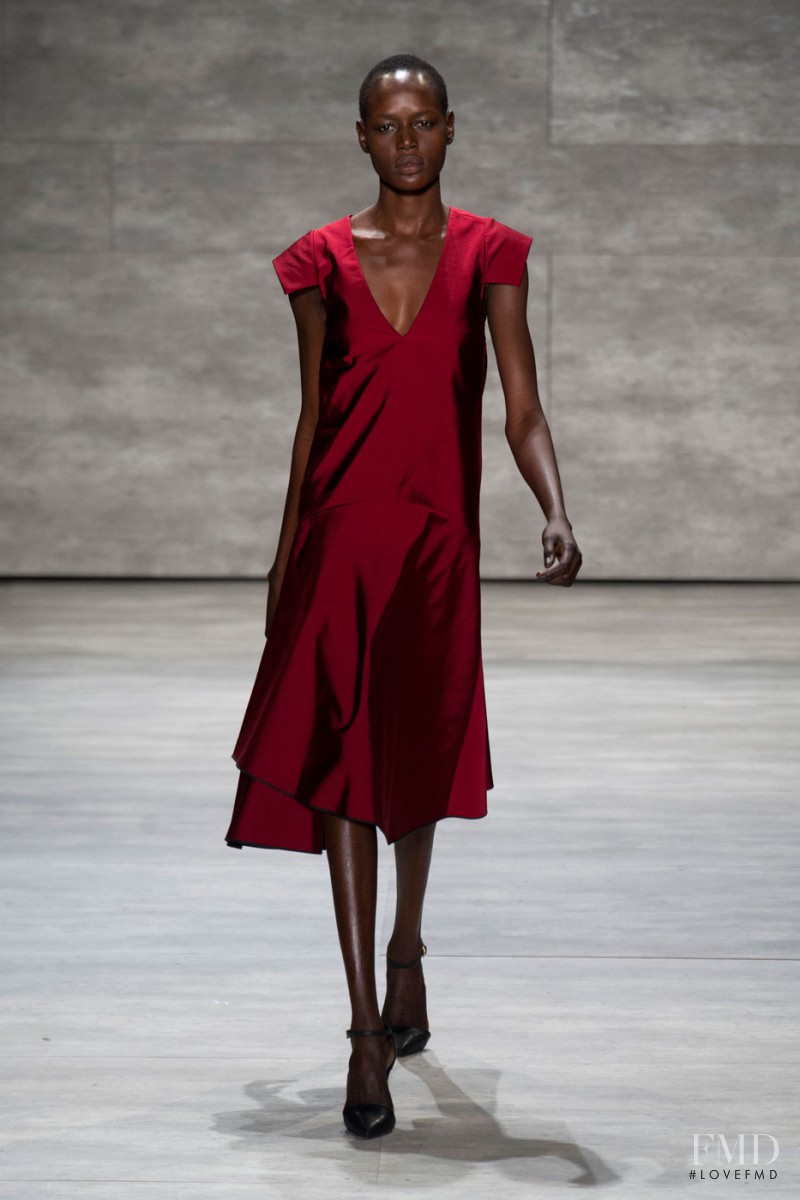 Ajak Deng featured in  the Tome fashion show for Autumn/Winter 2014