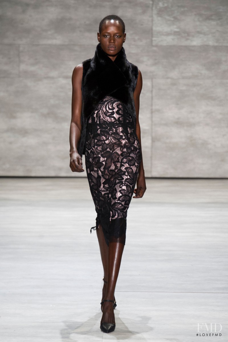 Ajak Deng featured in  the Tome fashion show for Autumn/Winter 2014